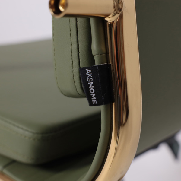 Изображение товара Кресло офисное AksHome Indigo LB (зеленый/золотой)