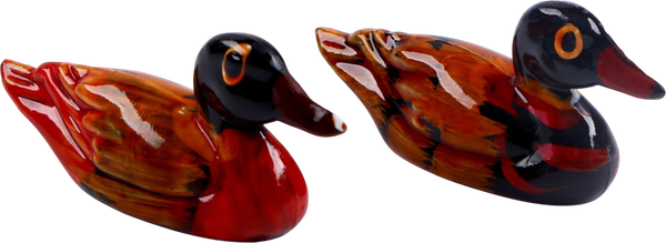 Изображение товара Набор статуэток Sima-Land Уточки мандаринки / 9653162 (2шт)