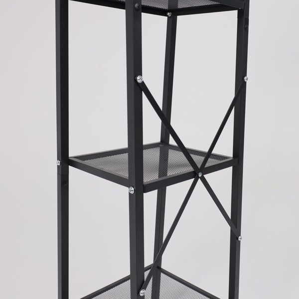 Изображение товара Стеллаж AksHome Aurora 35x35x148мм (черный)