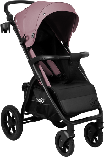 Изображение товара Детская прогулочная коляска Bubago Model Cross City Lux / BG 168-5 (пыльно-розовый)