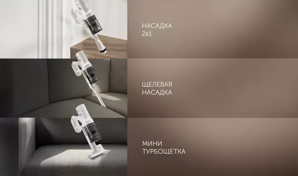 Изображение товара Вертикальный пылесос Polaris PVCSDC 8001 (белый)