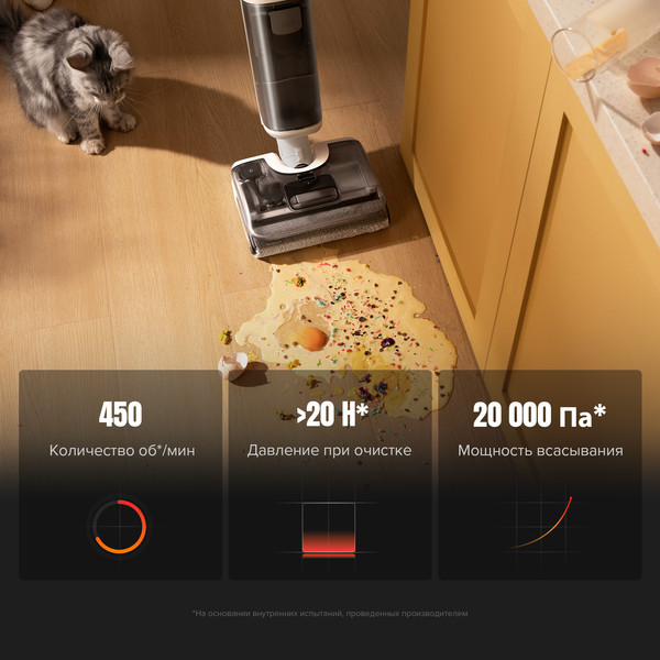 Изображение товара Вертикальный пылесос Roborock Wet And Dry Vacuum Cleaner F25 WD5M1A / WD5M1A512-02 (черный)