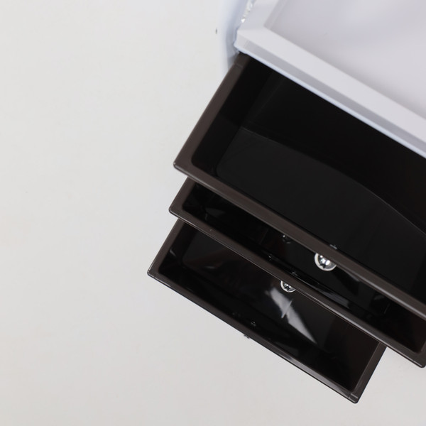 Изображение товара Система хранения AksHome Mercury (белый/коричневый)