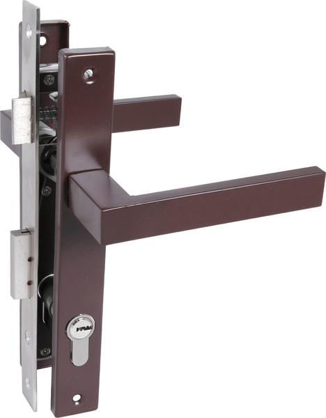 Изображение товара Замок врезной Стандарт 8520.01.8017 ключ-ключ (коричневый)