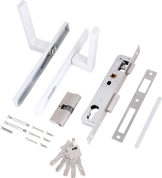 Изображение товара Замок врезной Стандарт 8520.01.9016 ключ-ключ (белый)