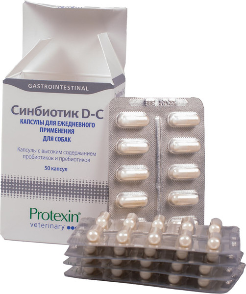 Изображение товара Кормовая добавка для животных Protexin Синбиотик ДС (50 капсул)