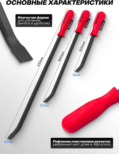 Изображение товара Набор ломов Forsage F-904U3K (63027)