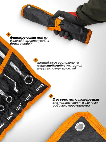 Изображение товара Набор ключей ISMA ISMA-50610P (63046)