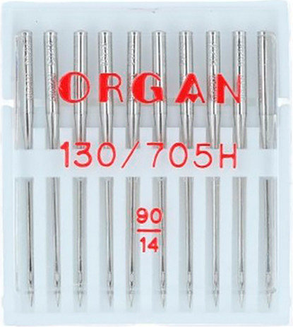 Изображение товара Набор игл для бытовой швейной машины Organ Универсальные 5110090 № 90 (10шт)