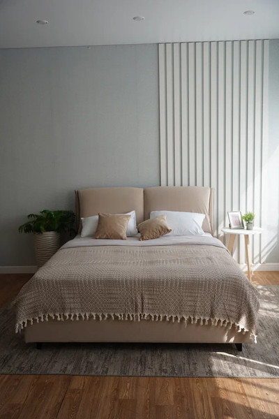 Изображение товара Двуспальная кровать ДСВ Венеция 1.8 (бежевый софт)