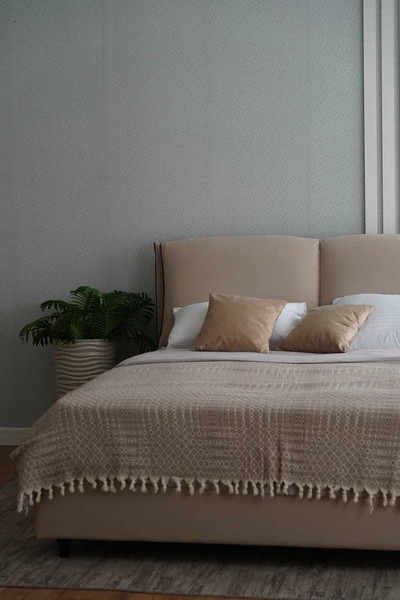 Изображение товара Двуспальная кровать ДСВ Венеция 1.8 (бежевый софт)