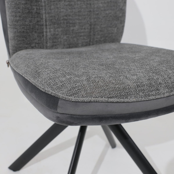 Изображение товара Стул Мамадома Smart-R 360 (g22 Graphite шенилл Lux - d10 Hematite Lux\черный)