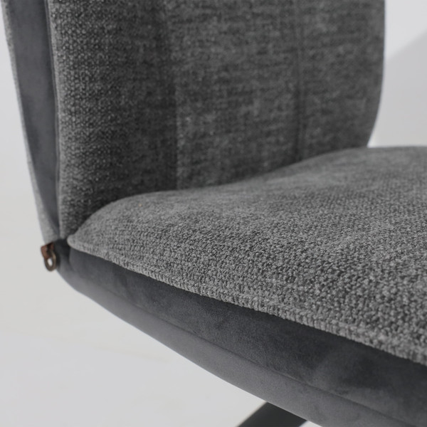 Изображение товара Стул Мамадома Smart-R 360 (g22 Graphite шенилл Lux - d10 Hematite Lux\черный)