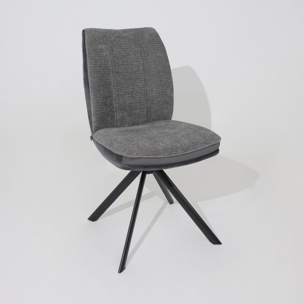 Изображение товара Стул Мамадома Smart-R 360 (g22 Graphite шенилл Lux - d10 Hematite Lux\черный)