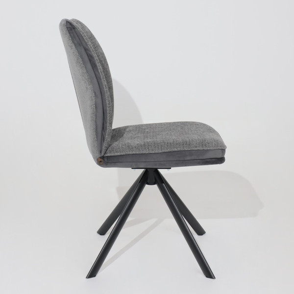 Изображение товара Стул Мамадома Smart-R 360 (g22 Graphite шенилл Lux - d10 Hematite Lux\черный)