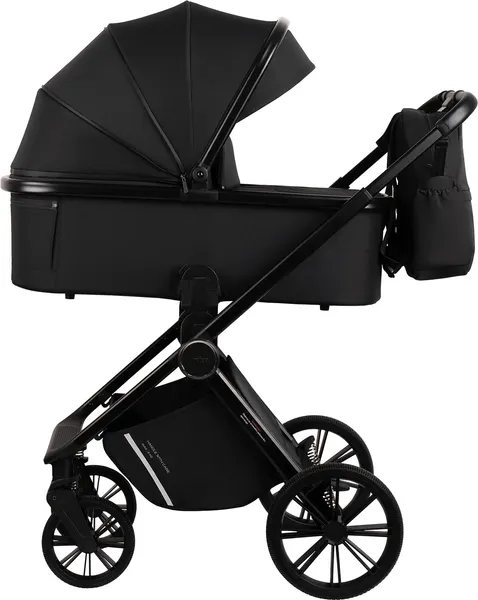 Изображение товара Детская универсальная коляска INDIGO Sting 3в1 (черный)