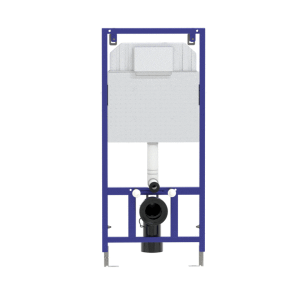 Изображение товара Инсталляция для унитаза Visam Slim 525 с кнопкой F5 / EX-040255 (черный Soft Touch)