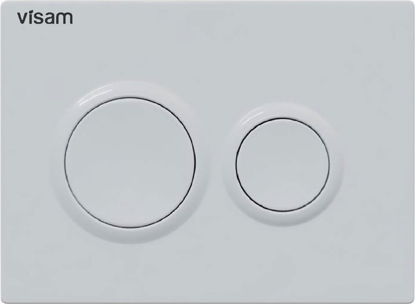 Изображение товара Инсталляция для унитаза Visam Slim 525 с кнопкой O1 / EX-040261 (белый)