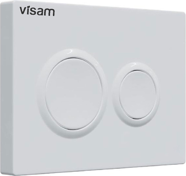 Изображение товара Инсталляция для унитаза Visam Slim 525 с кнопкой O1 / EX-040261 (белый)