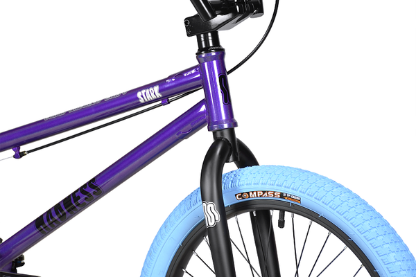 Изображение товара Велосипед STARK Madness BMX 4 2024 (серо-фиолетовый/черный/синий, разобранный, в коробке)