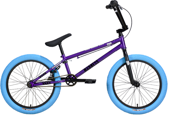 Изображение товара Велосипед STARK Madness BMX 4 2024 (серо-фиолетовый/черный/синий, разобранный, в коробке)