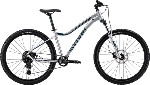 Изображение товара Велосипед STARK Tactic 27.4 HD 2024 (16, серебристый/еловый, разобранный, в коробке)