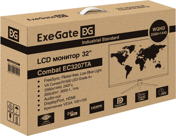 Изображение товара Монитор ExeGate Combat EC3207TA (EX297503RUS)