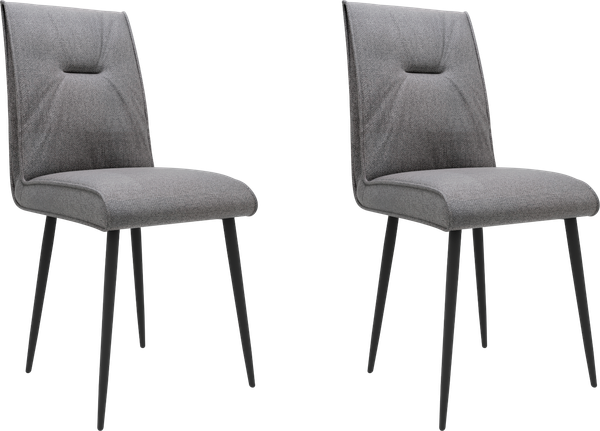 Изображение товара Набор стульев ДСВ Сенатор (антрацит, 2 шт)