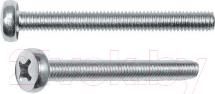 Изображение товара Винт Starfix Полусферическая головка М5x10 DIN 7985 / SMC1-53172-500 (500шт, оцинкованный)