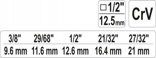 Изображение товара Гаечный ключ Yato YT-03316
