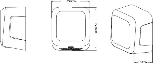 Изображение товара Сушилка для рук Arrow PW-B (сталь)