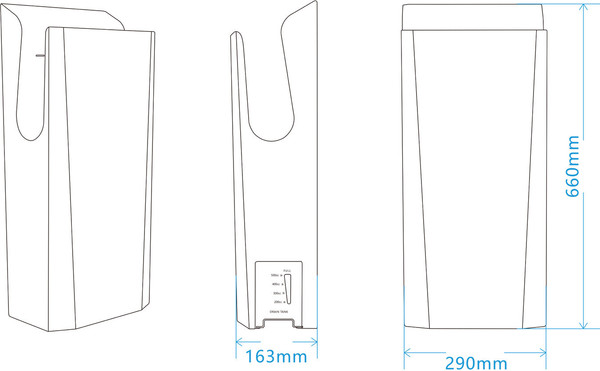 Изображение товара Сушилка для рук Arrow PW-70-4S (сталь)