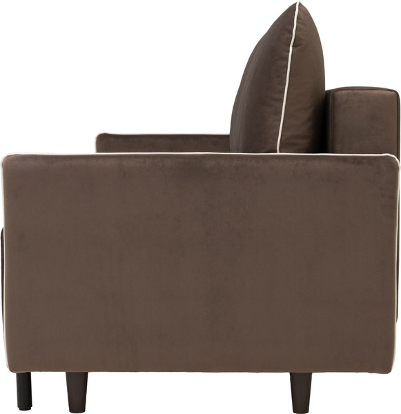 Изображение товара Диван KRONES Деметра 2 (велюр шоколадный/молочный)