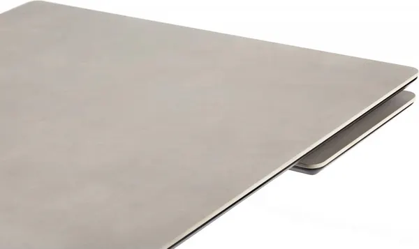 Изображение товара Обеденный стол Notta Памелла 140-200х80 (carmen light grey/черный)
