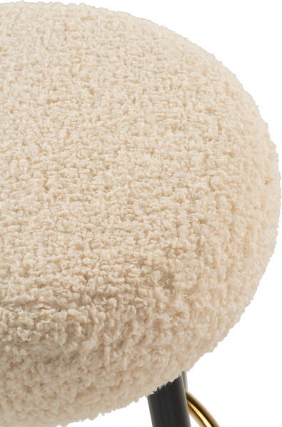 Изображение товара Табурет барный Woodville Plato (white fabric)