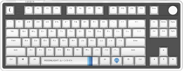 Изображение товара Клавиатура Lunacy Moonlight LSPCK01 (белый)