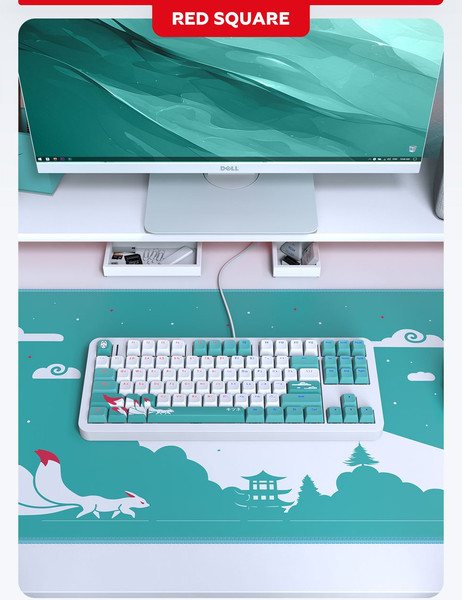 Изображение товара Клавиатура Red Square Alumix TKL Classic Kitsune RSQ-20052 (белый)