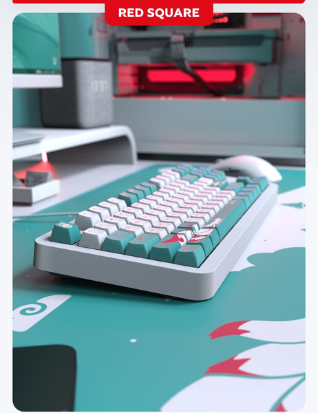 Изображение товара Клавиатура Red Square Alumix TKL Classic Kitsune RSQ-20052 (белый)
