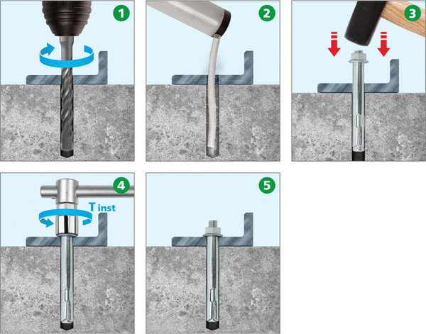 Изображение товара Анкерный болт ЕКТ B0011628