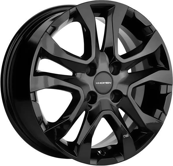 Изображение товара Литой диск Khomen KHW1503 Granta 15x6" 4x98мм DIA 58.5мм ET 36мм Black