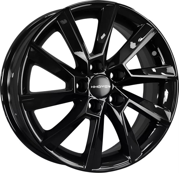 Изображение товара Литой диск Khomen KHW1507 Polo 15x6" 5x100мм DIA 57.1мм ET 40мм Black