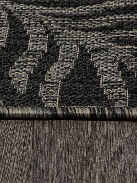 Изображение товара Циновка Merinos Kair S132-OVAL-DARK-GRAY (1.6х2.3)