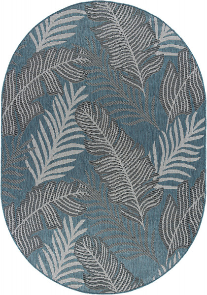 Изображение товара Циновка Merinos Kair S132-OVAL-BLUE (1.2х1.7)