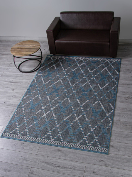 Изображение товара Циновка Merinos Kair S135-STAN-BLUE (2х2.9)