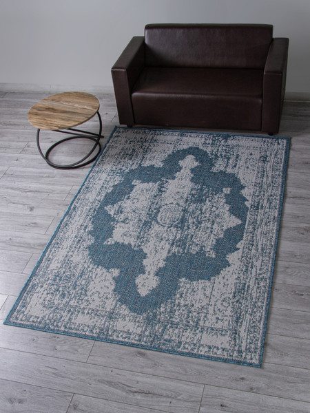 Изображение товара Циновка Merinos Kair S129-STAN-BLUE (1х2)