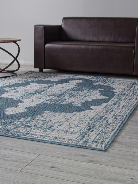 Изображение товара Циновка Merinos Kair S129-STAN-BLUE (1х2)