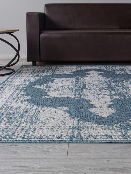 Изображение товара Циновка Merinos Kair S129-STAN-BLUE (1х2)