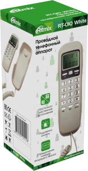 Изображение товара Проводной телефон Ritmix RT-010