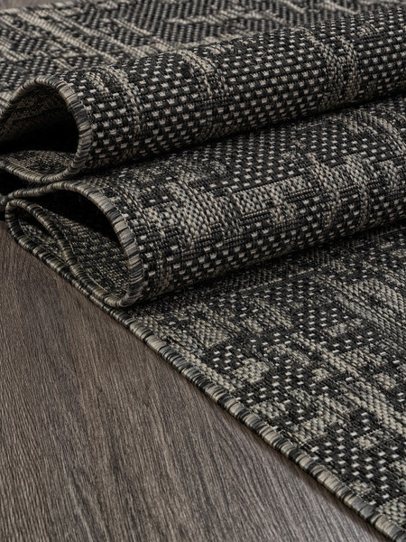 Изображение товара Циновка Merinos Kair S136-STAN-BLACK-GRAY (1.2х1.7)