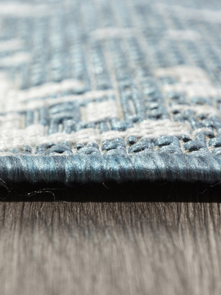 Изображение товара Циновка Merinos Kair S136-OVAL-BLUE (1.6х2.3)